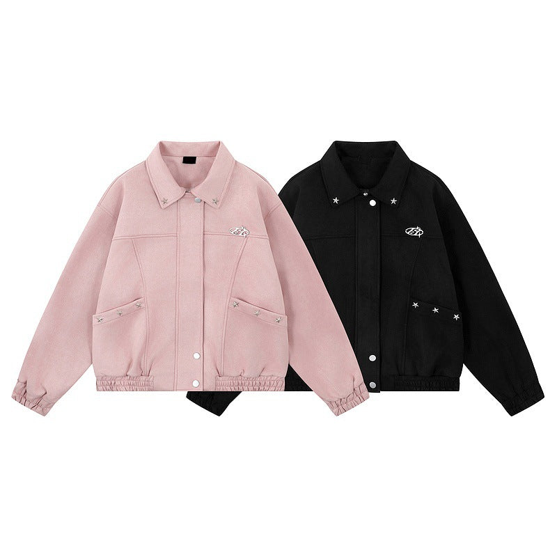 Pink Lapel Jacket by Jaylen Janelle