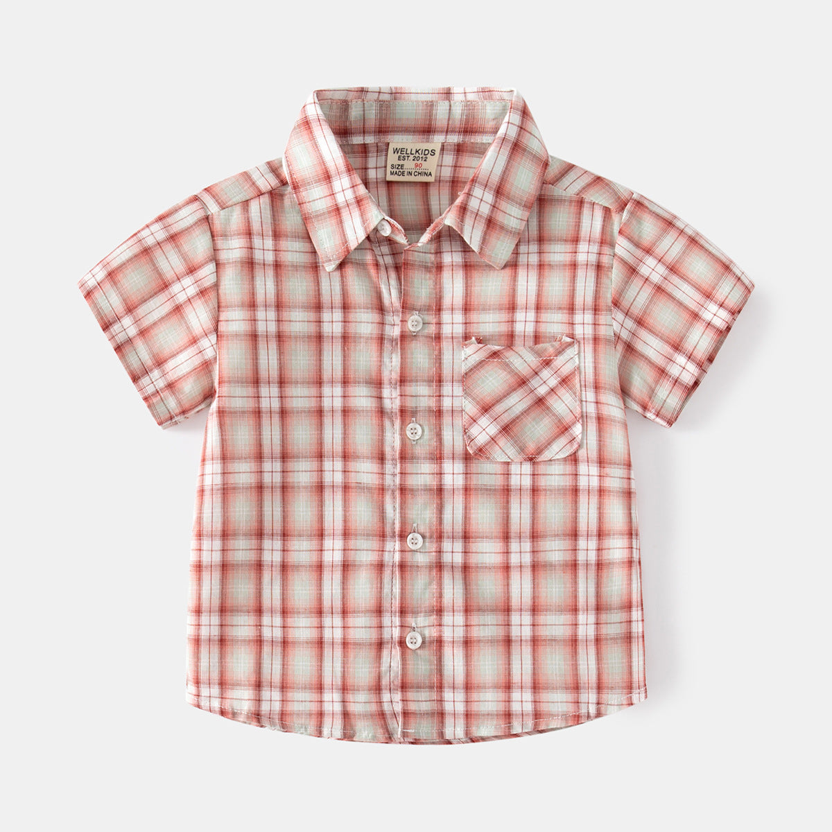 Outdoor Casual Button-Down Plaid Shirt