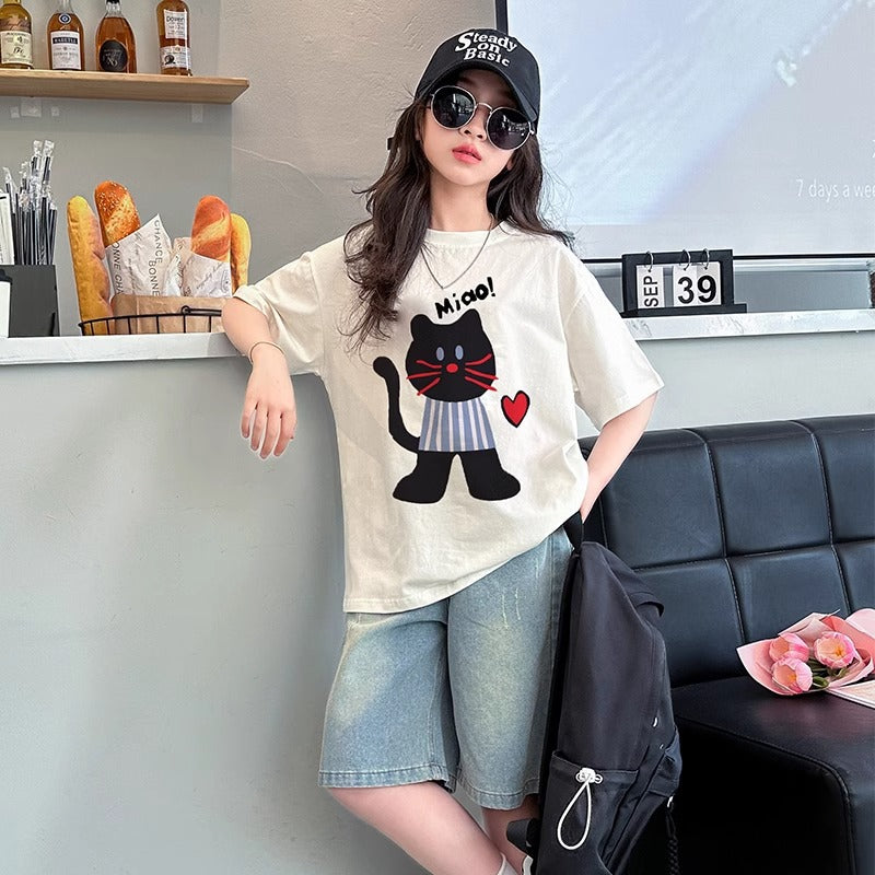 Cute Cartoon Short Sleeve T