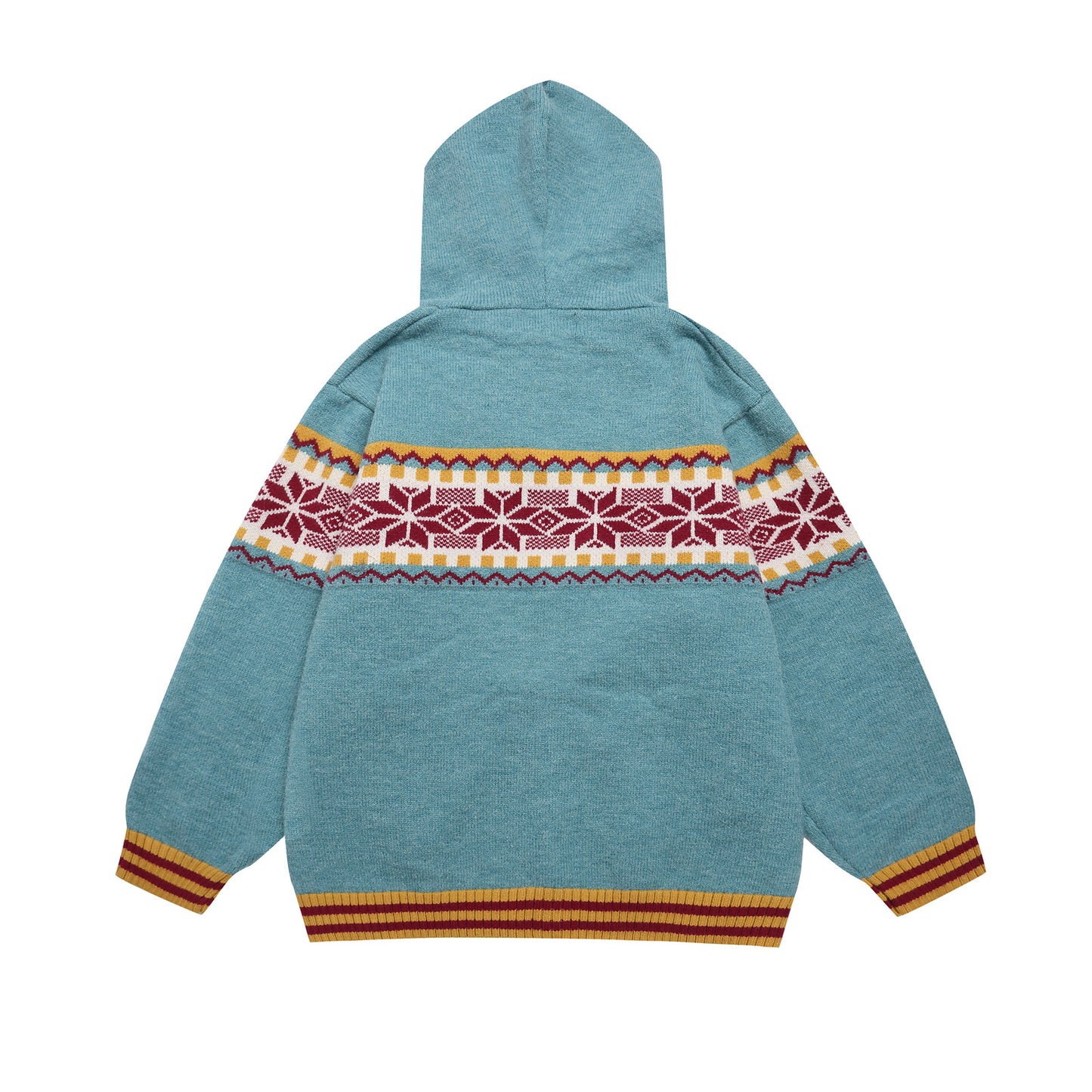 Retro Hooded Cardigan