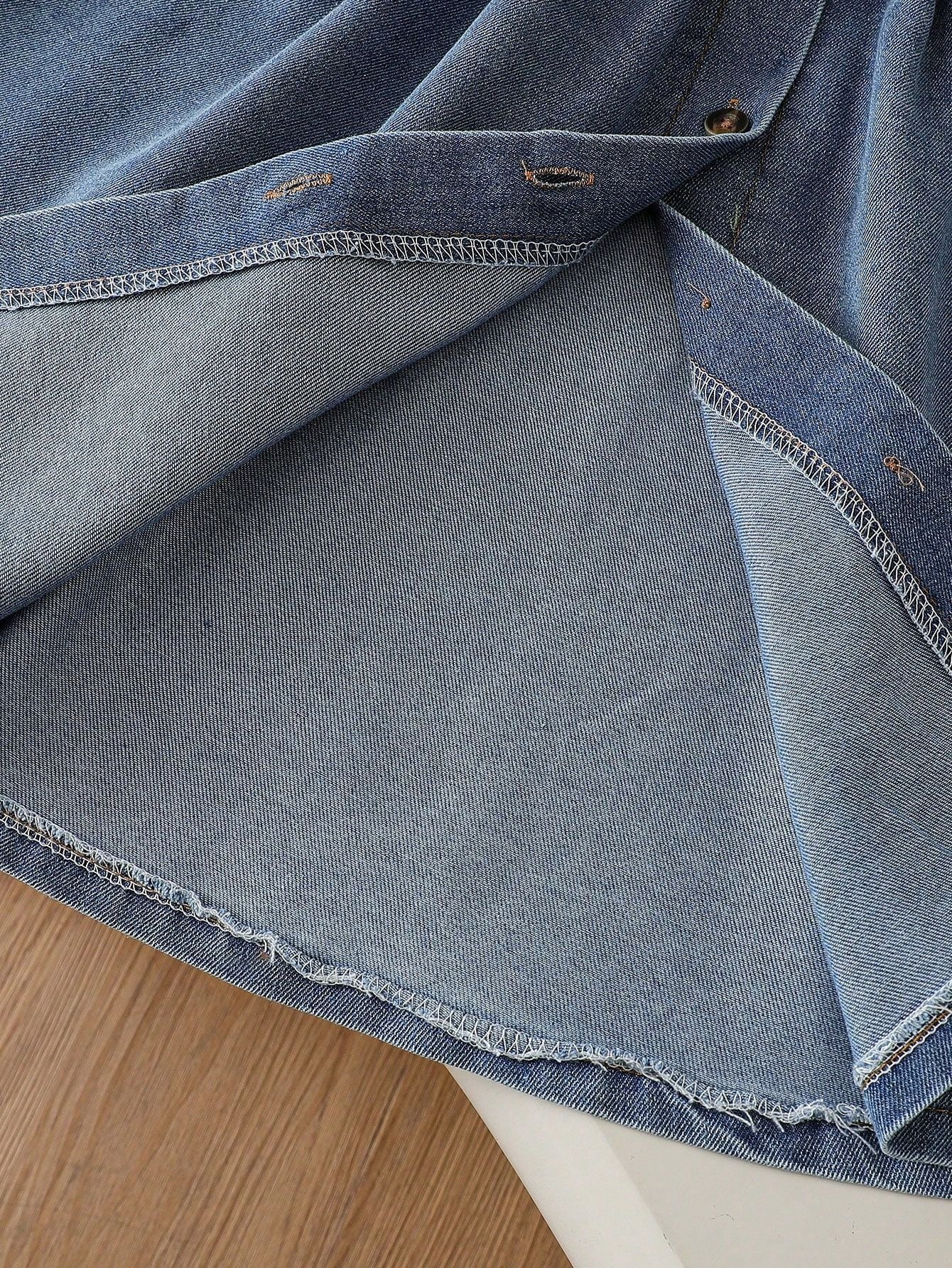 A-Line Denim Dress