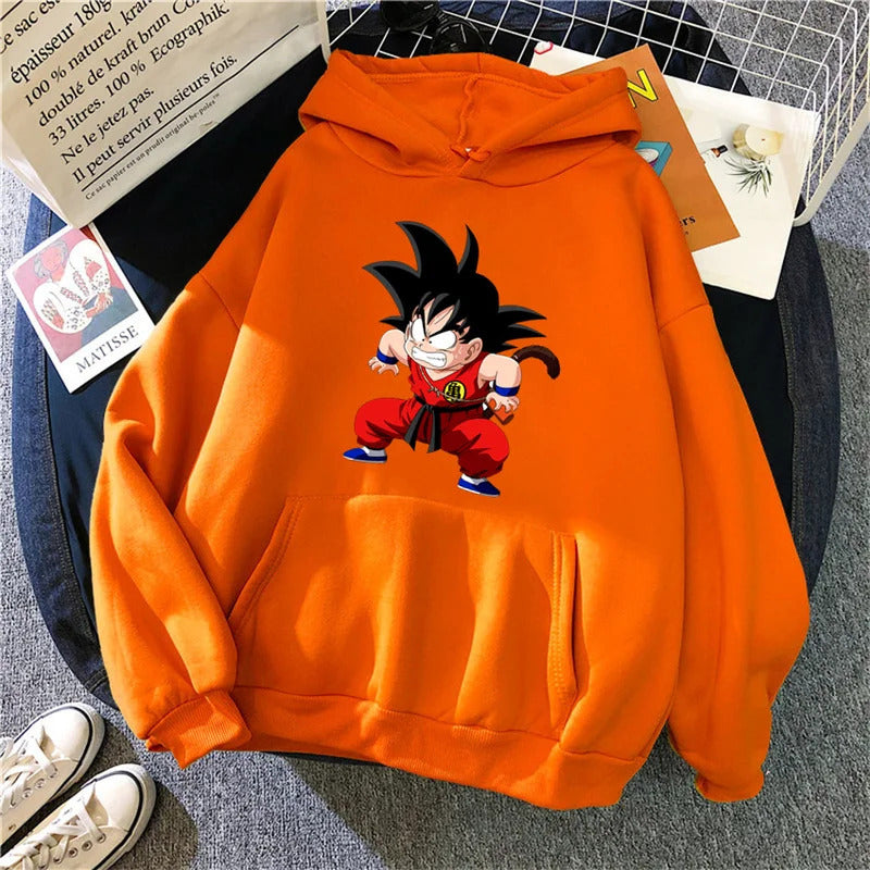 Anime Dragon BallPrinted Hoodie Unisex Long Sleeve Casual Jacket