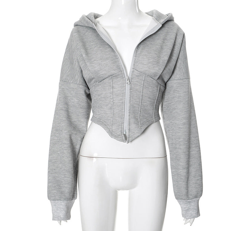 American Style Cardigan Hooded Casual Jacket