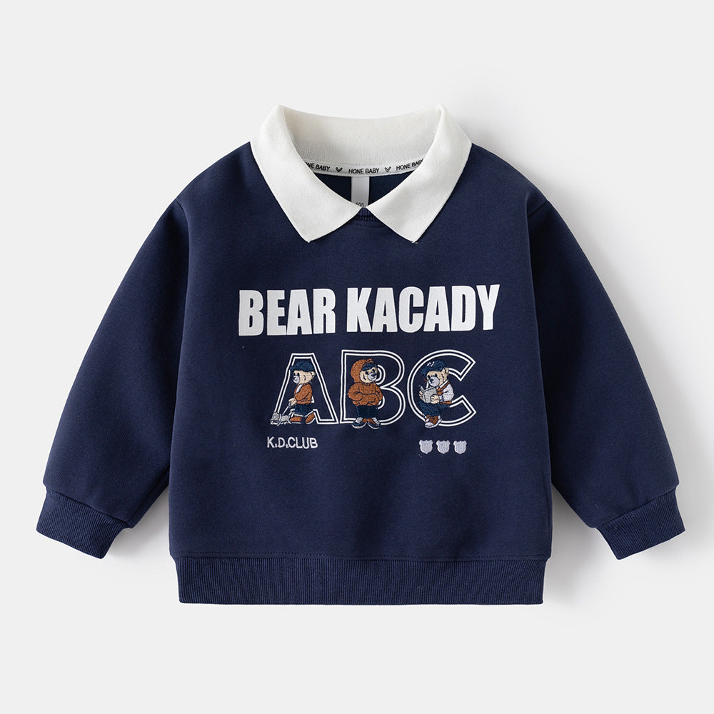 "Bear Kacady" Polo Sweatshirt
