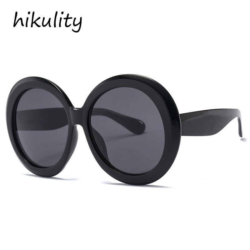 Fashionable Round Large Frame Sunglasses