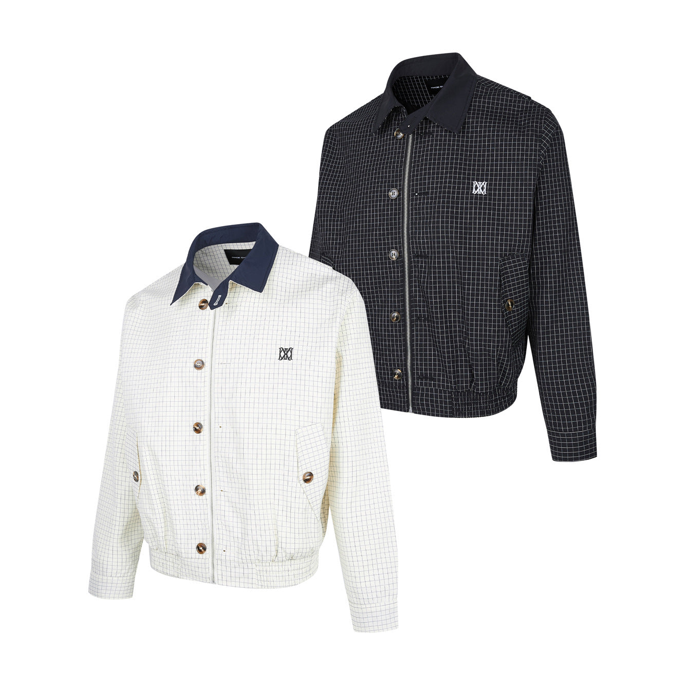 Collar Button Thin Jacket