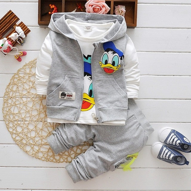 Boys Cartoon Hoodie Suit