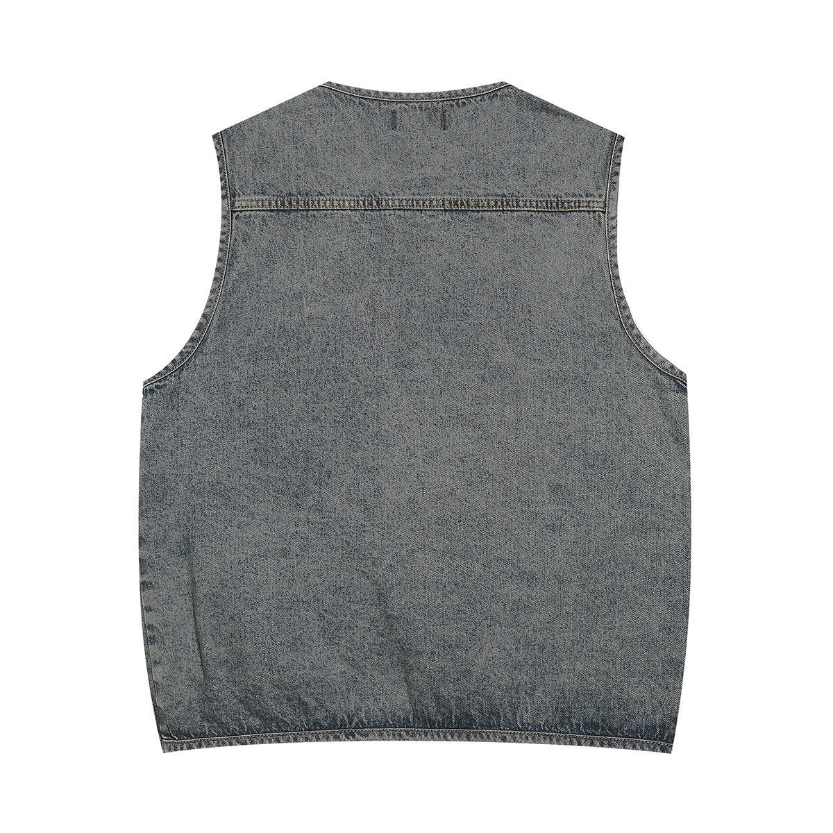 Washed Denim Work Tactical Vest
