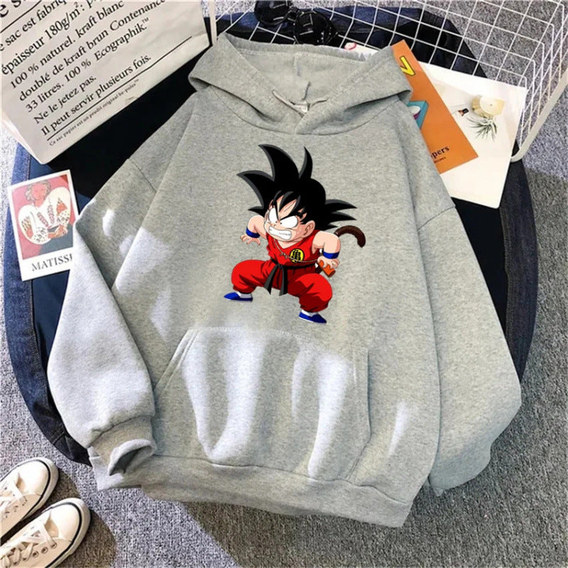 Anime Dragon BallPrinted Hoodie Unisex Long Sleeve Casual Jacket