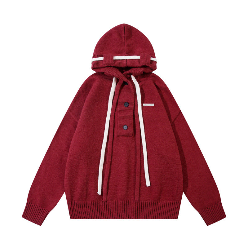 Hooded Knit Sweater
