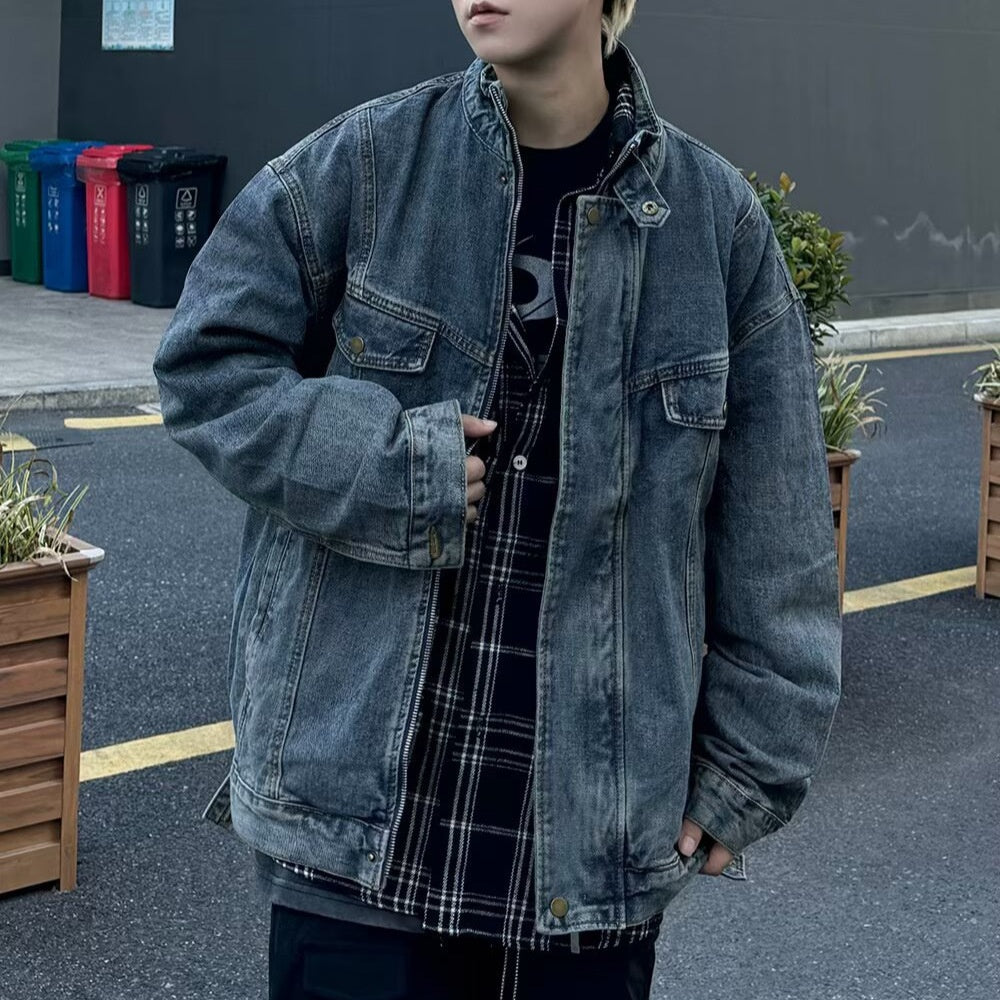Retro Blue Denim Jacket