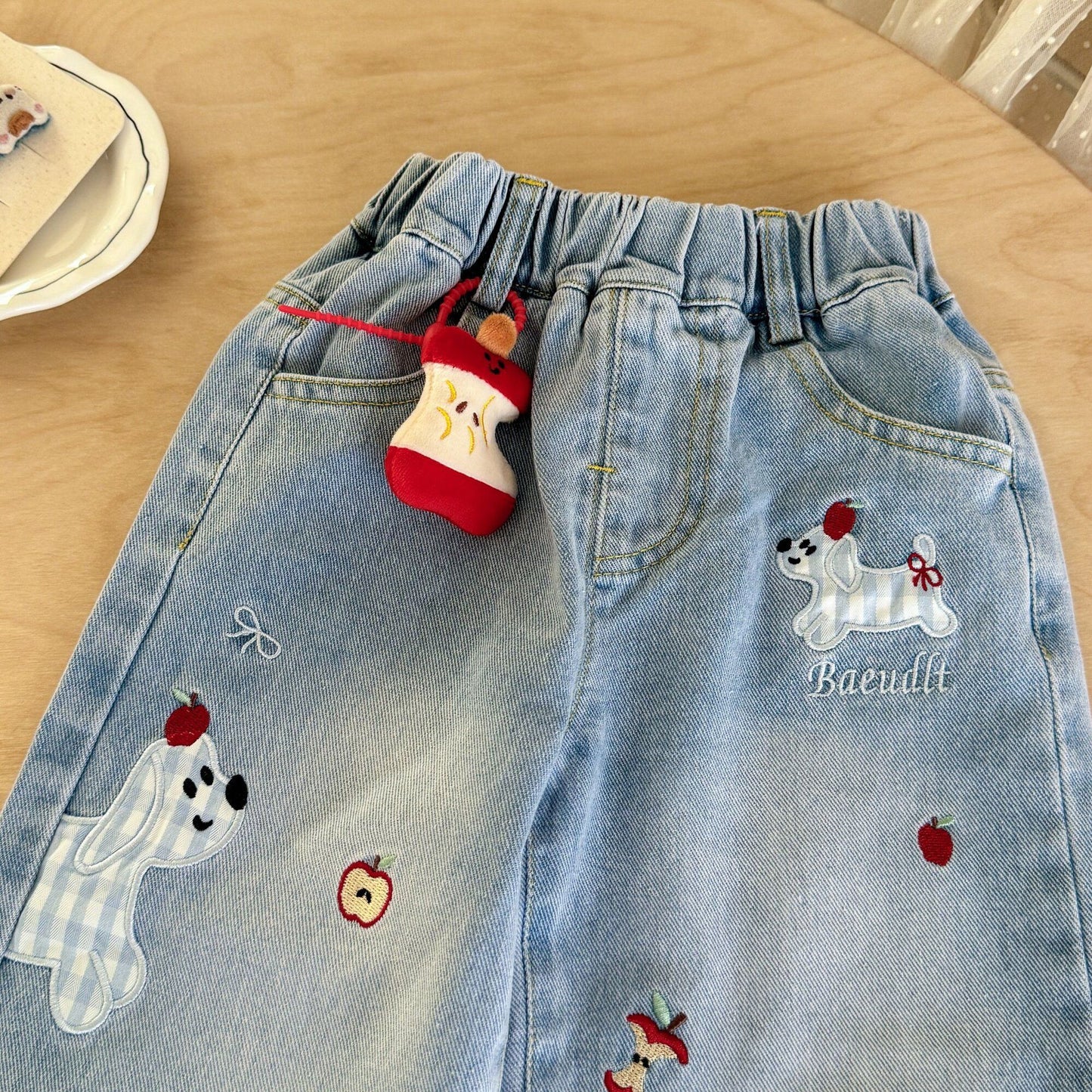 Wide Leg Denim Pants