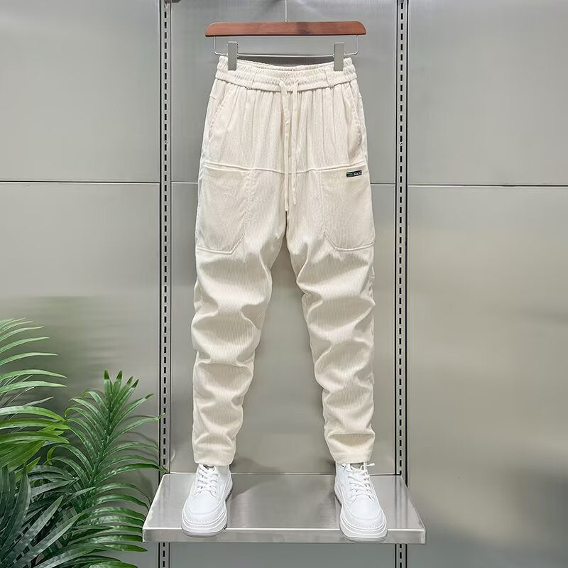 Versatile slim fit straight leg teenage pants