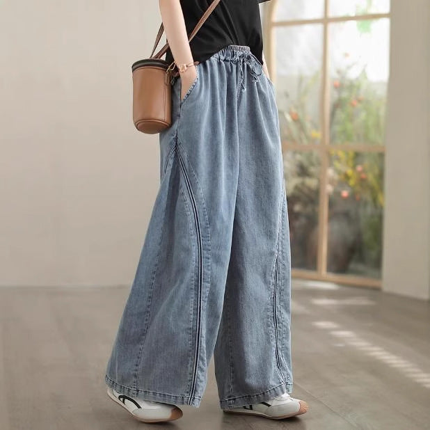 Cotton Denim loose Pants
