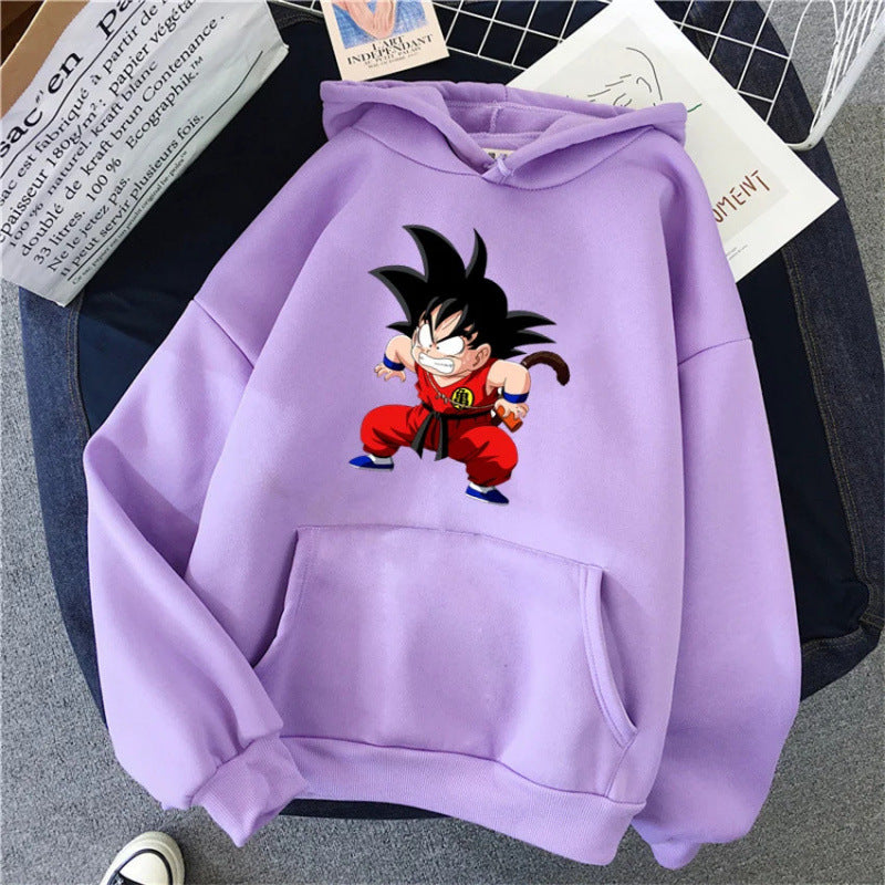 Anime Dragon BallPrinted Hoodie Unisex Long Sleeve Casual Jacket