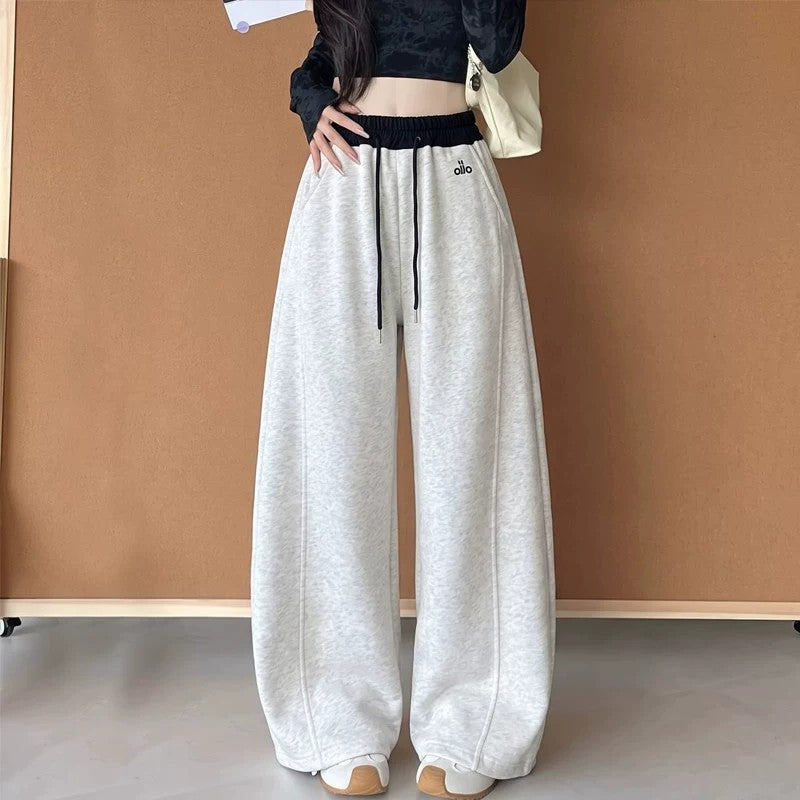 Girls Casual Wide Leg Sweatpants Spring Autumn Youth Athletic Pants
