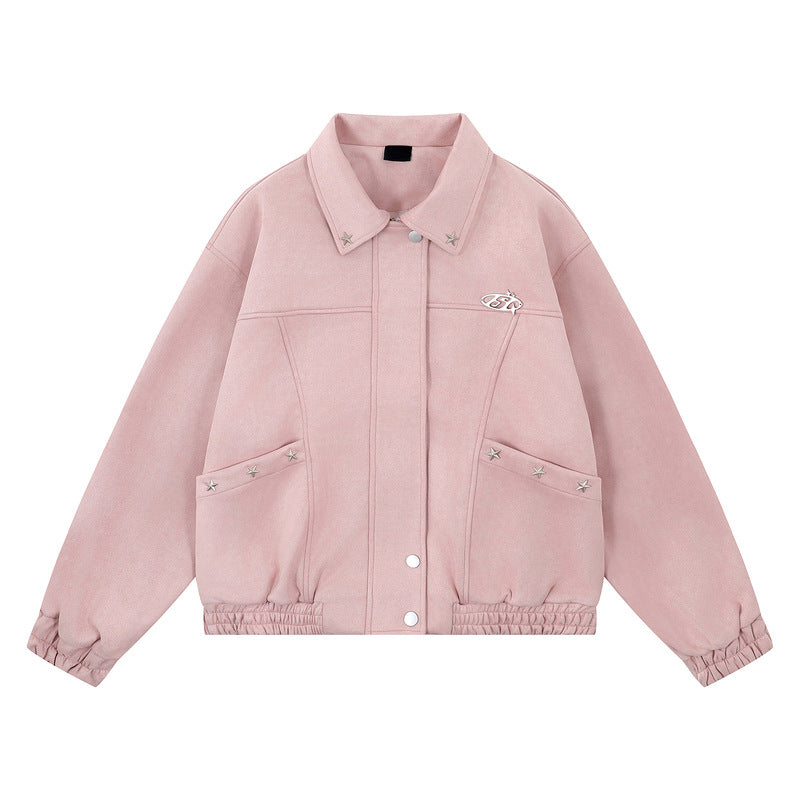 Pink Lapel Jacket by Jaylen Janelle