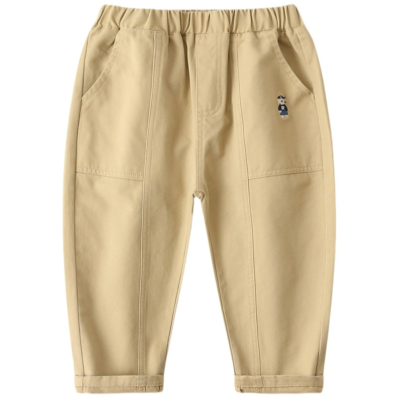 Embroidered pants for boys