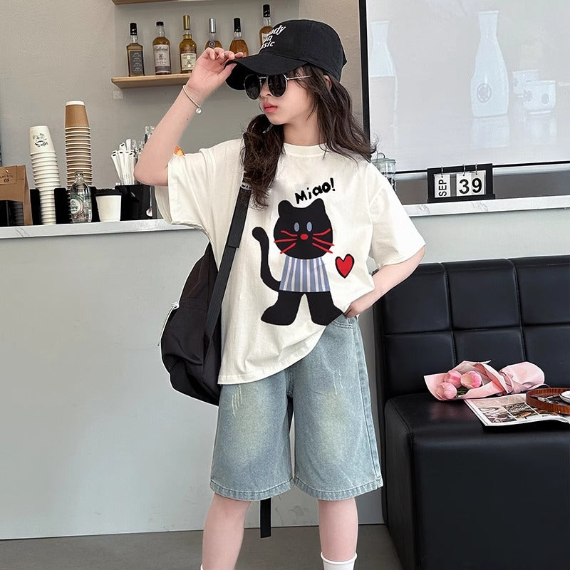 Cute Cartoon Short Sleeve T