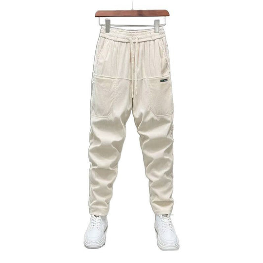 Versatile slim fit straight leg teenage pants