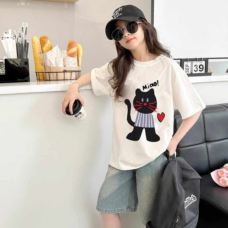Cute Cartoon Short Sleeve T
