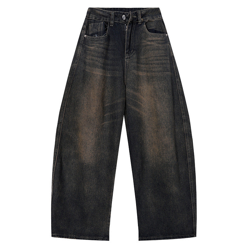 Black Tapered Jeans
