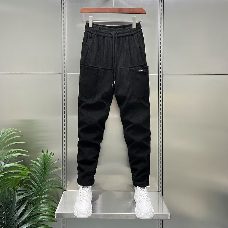 Versatile slim fit straight leg teenage pants