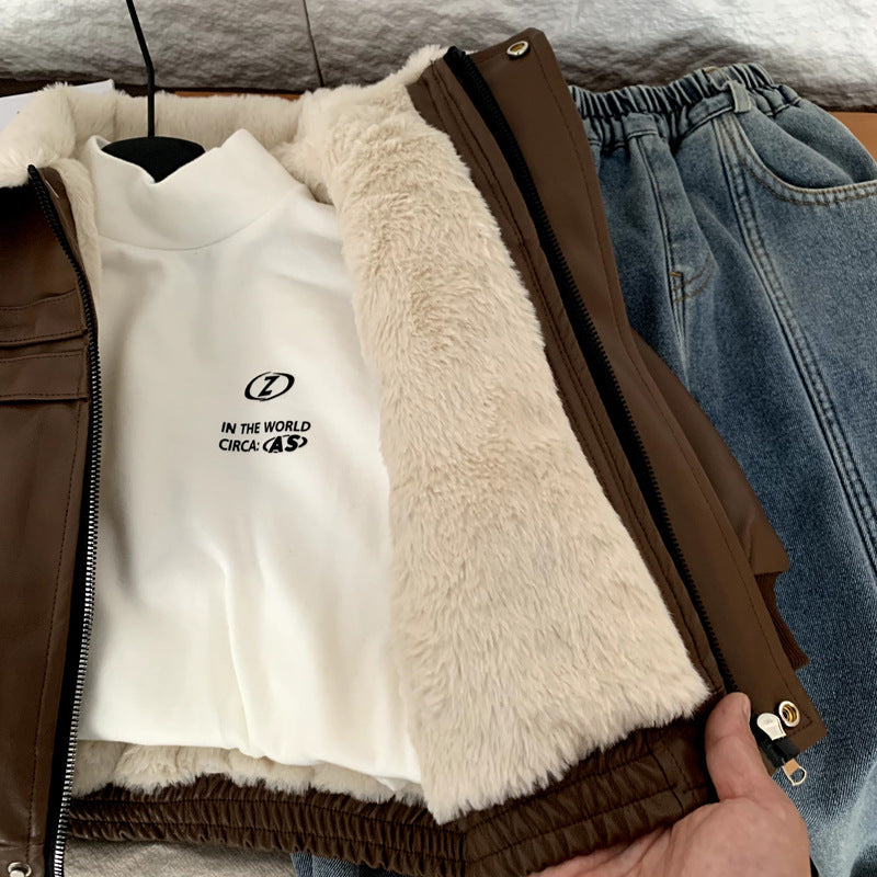 Boys Leather Jacket