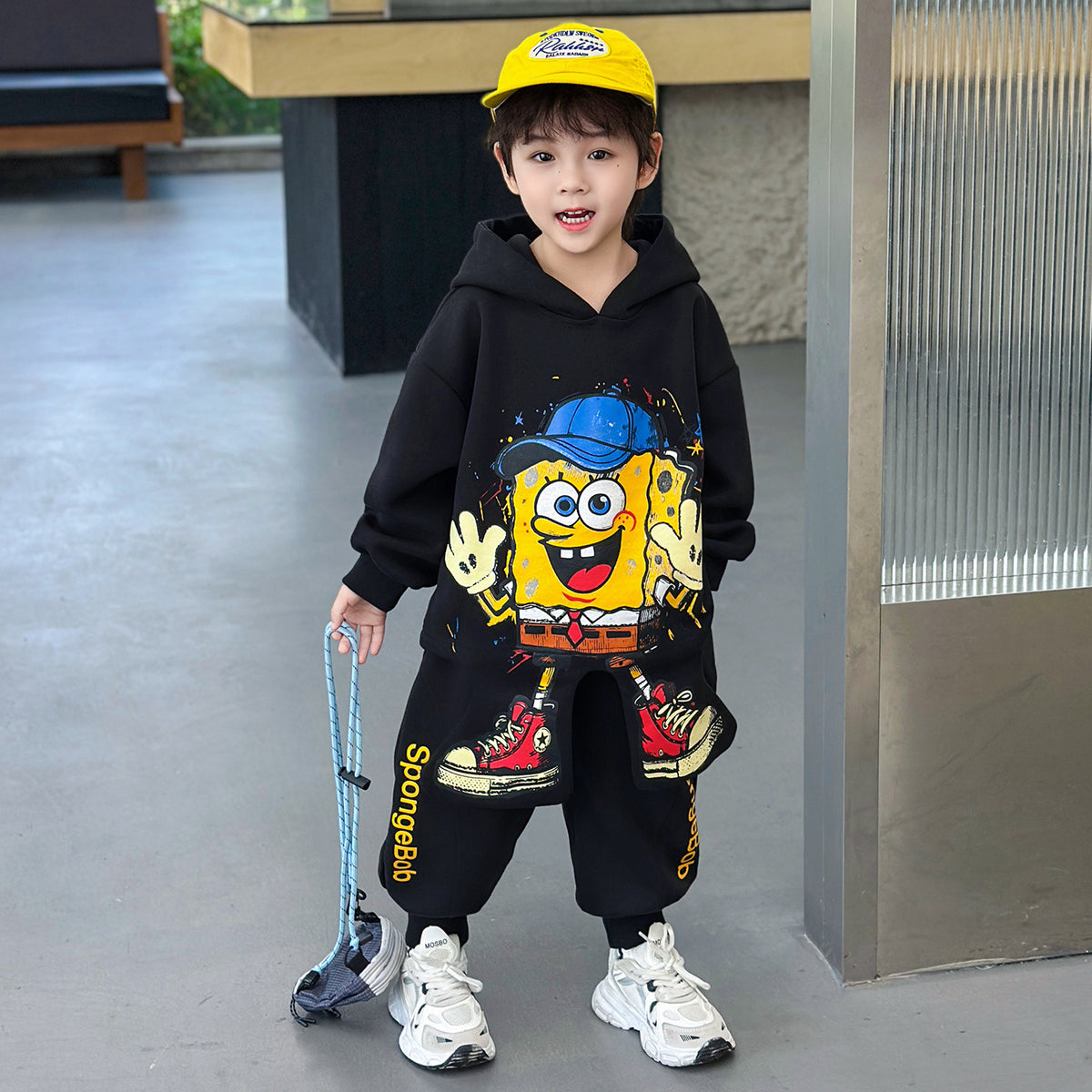 Cartoon Hoodie & Sweatpants