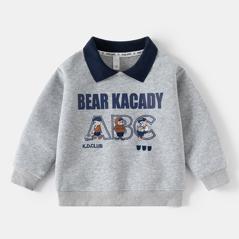 "Bear Kacady" Polo Sweatshirt