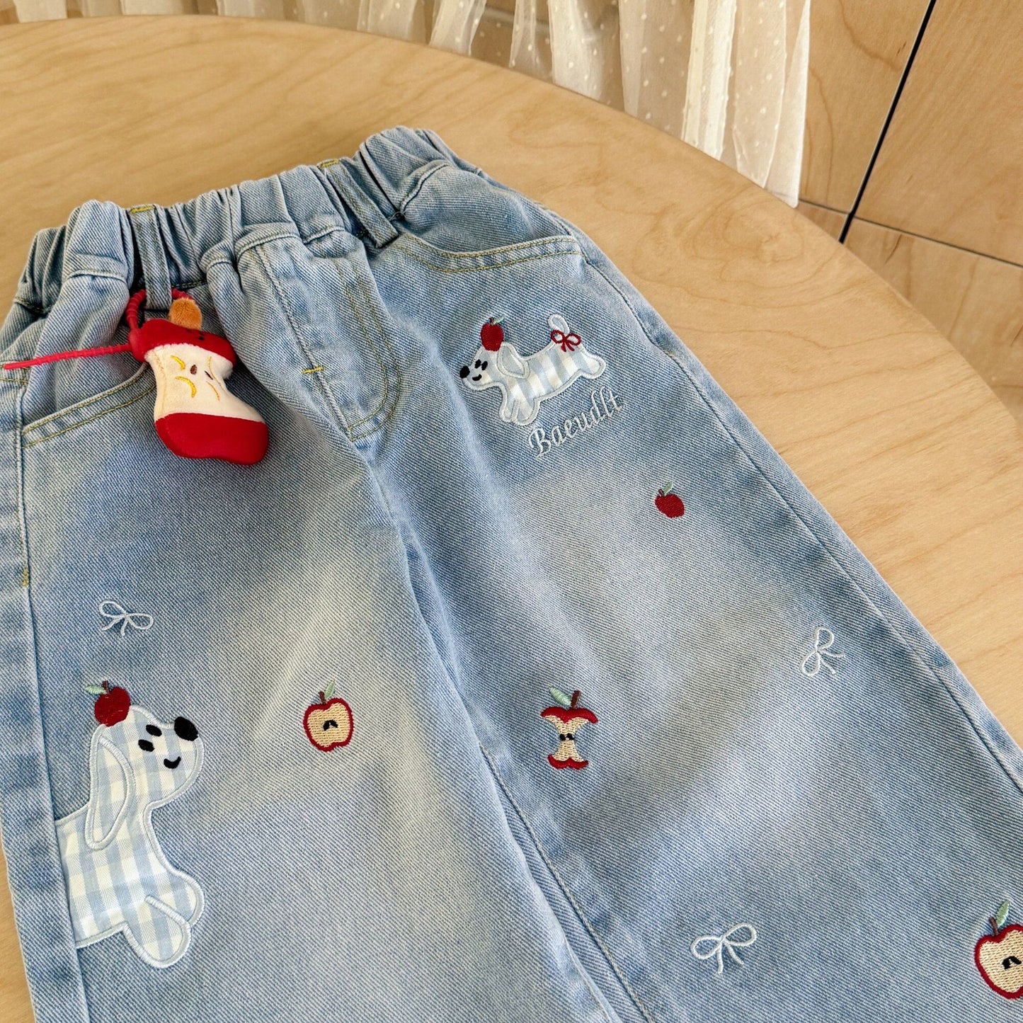 Wide Leg Denim Pants