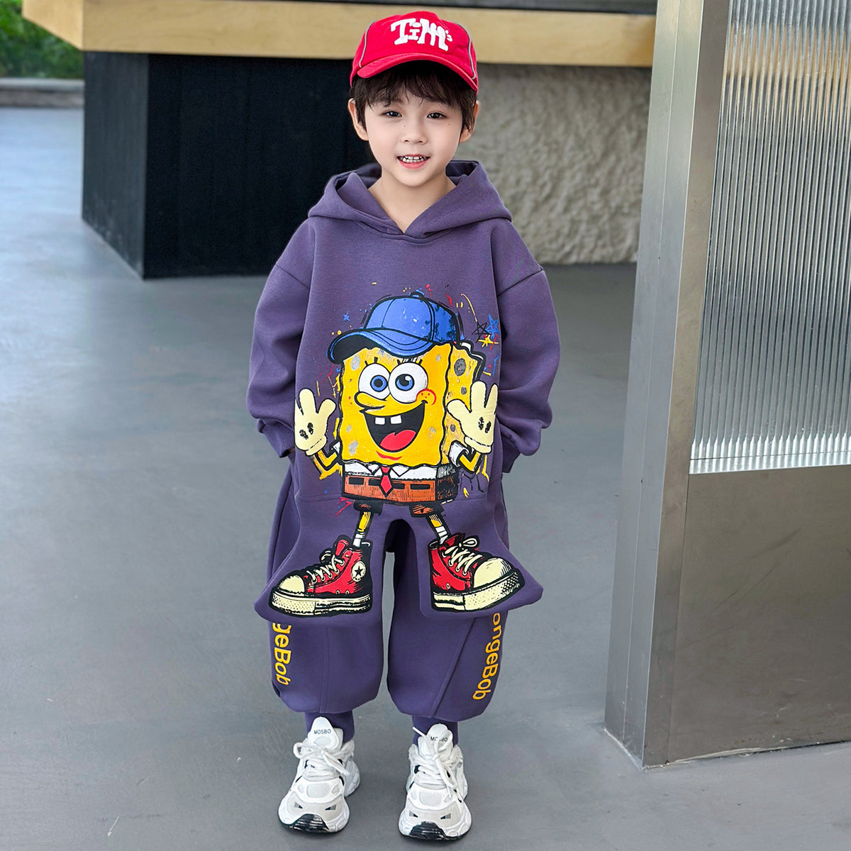 Cartoon Hoodie & Sweatpants