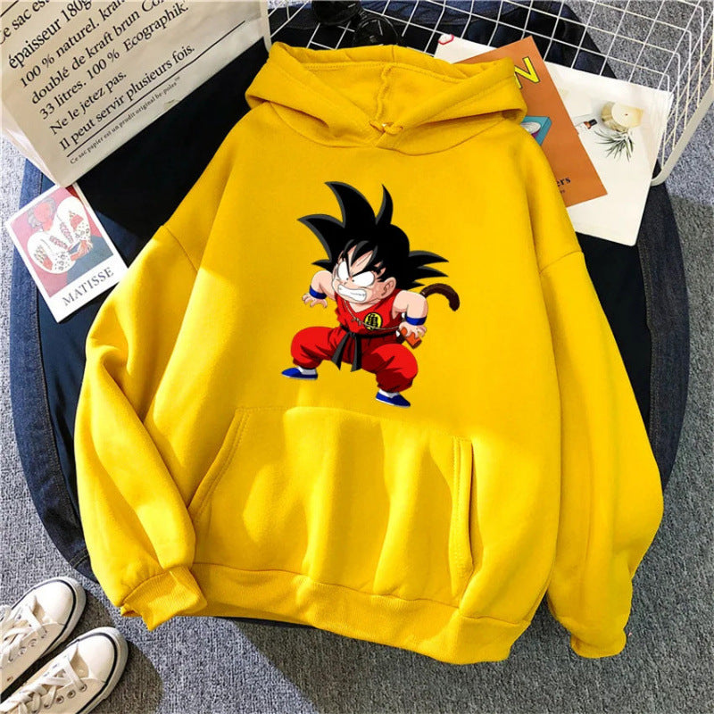 Anime Dragon BallPrinted Hoodie Unisex Long Sleeve Casual Jacket