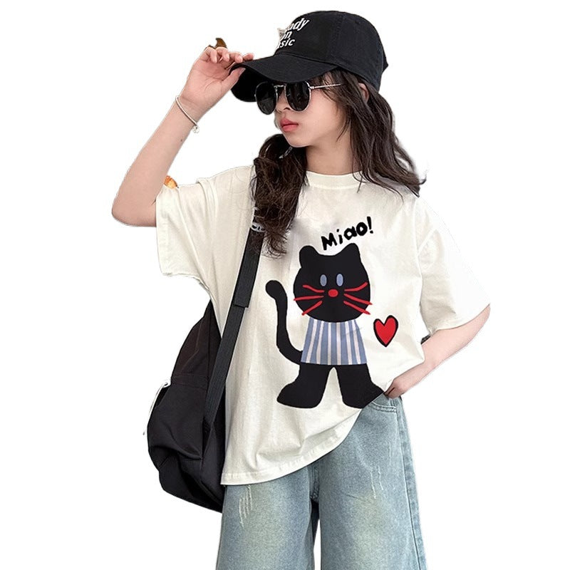Cute Cartoon Short Sleeve T