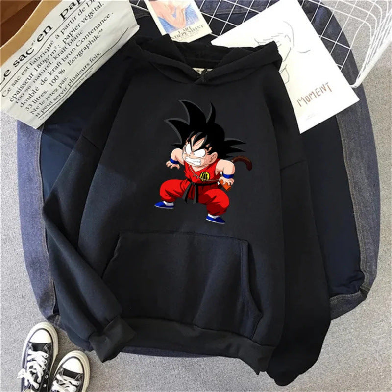 Anime Dragon BallPrinted Hoodie Unisex Long Sleeve Casual Jacket