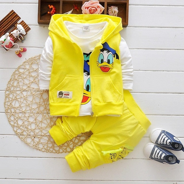 Boys Cartoon Hoodie Suit
