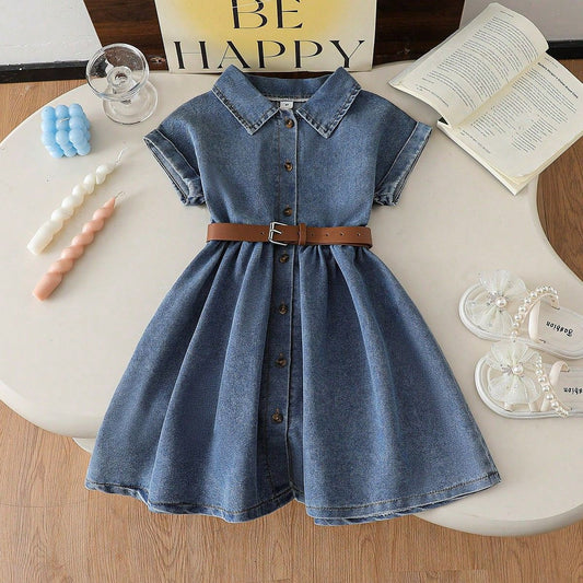 A-Line Denim Dress