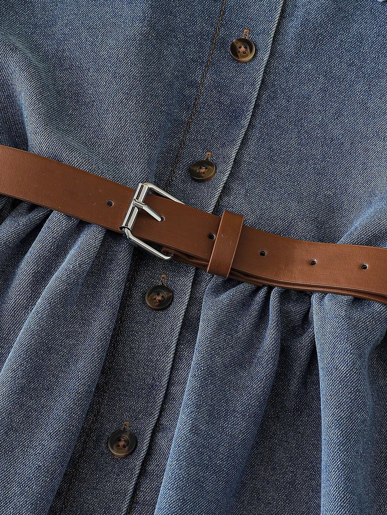 A-Line Denim Dress