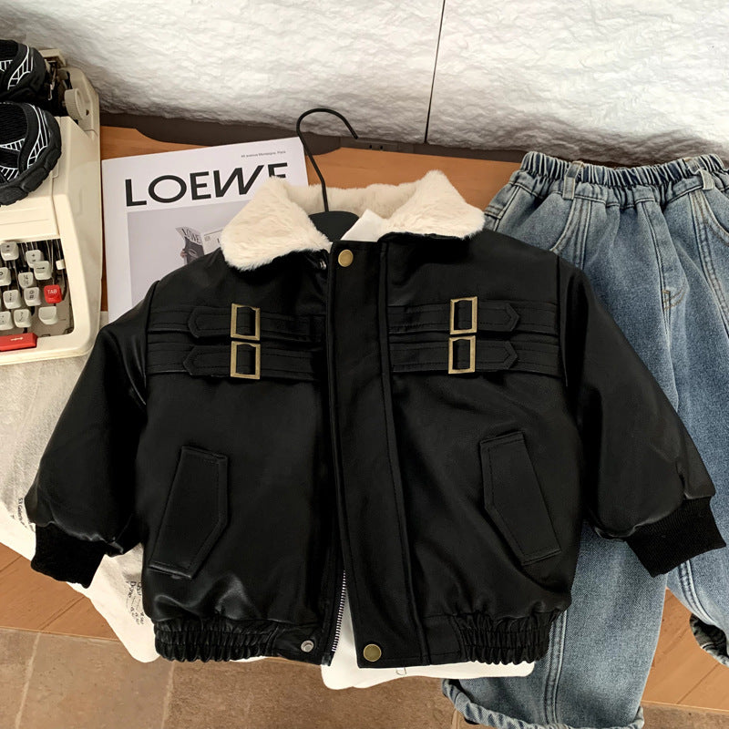 Boys Leather Jacket