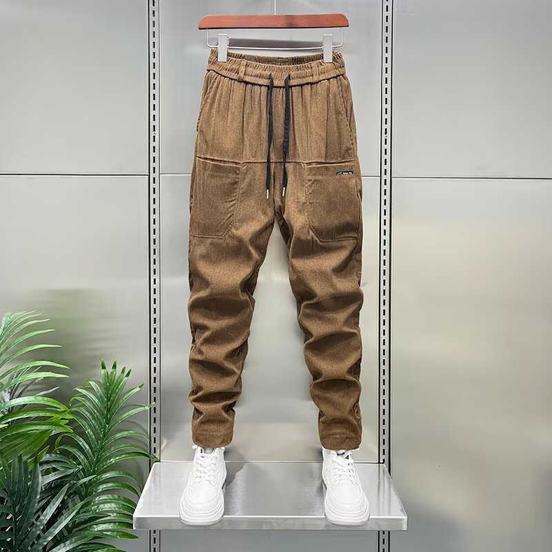 Versatile slim fit straight leg teenage pants