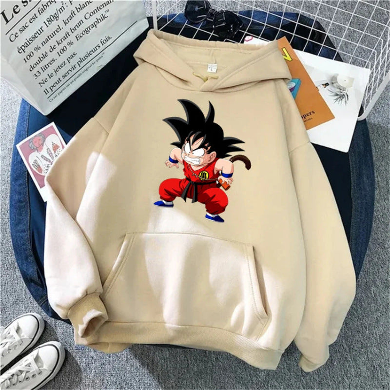 Anime Dragon BallPrinted Hoodie Unisex Long Sleeve Casual Jacket