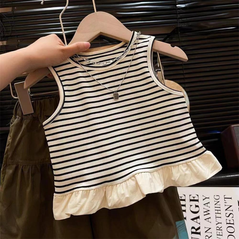 Sleeveless Top and Cargo Pants for Girls