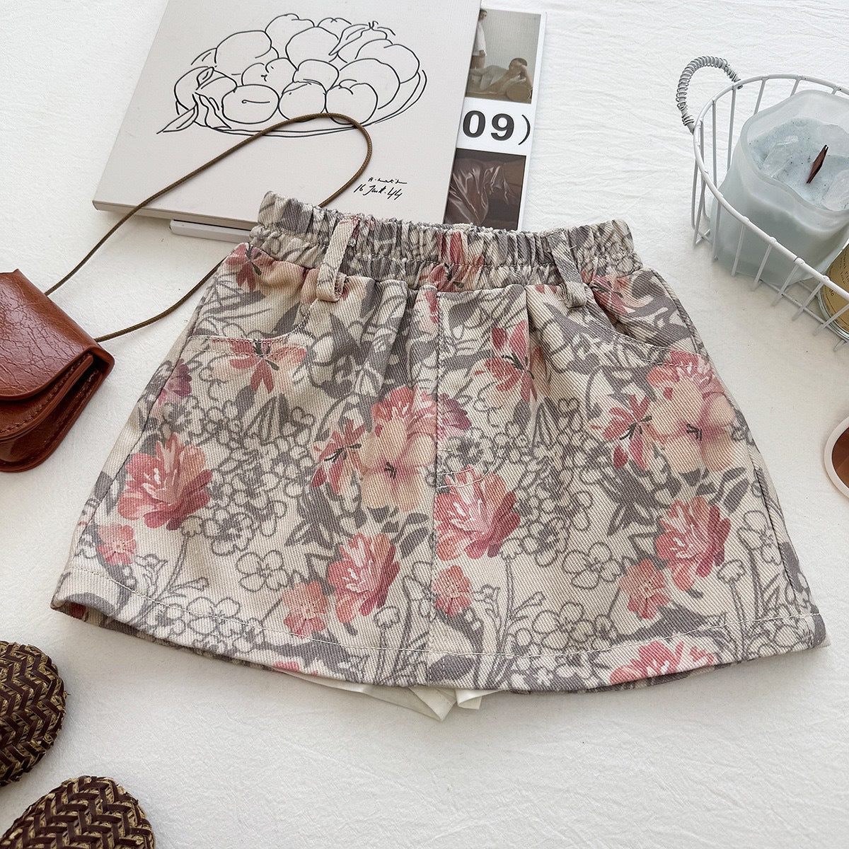 Two Piece Top and Skirt Pants