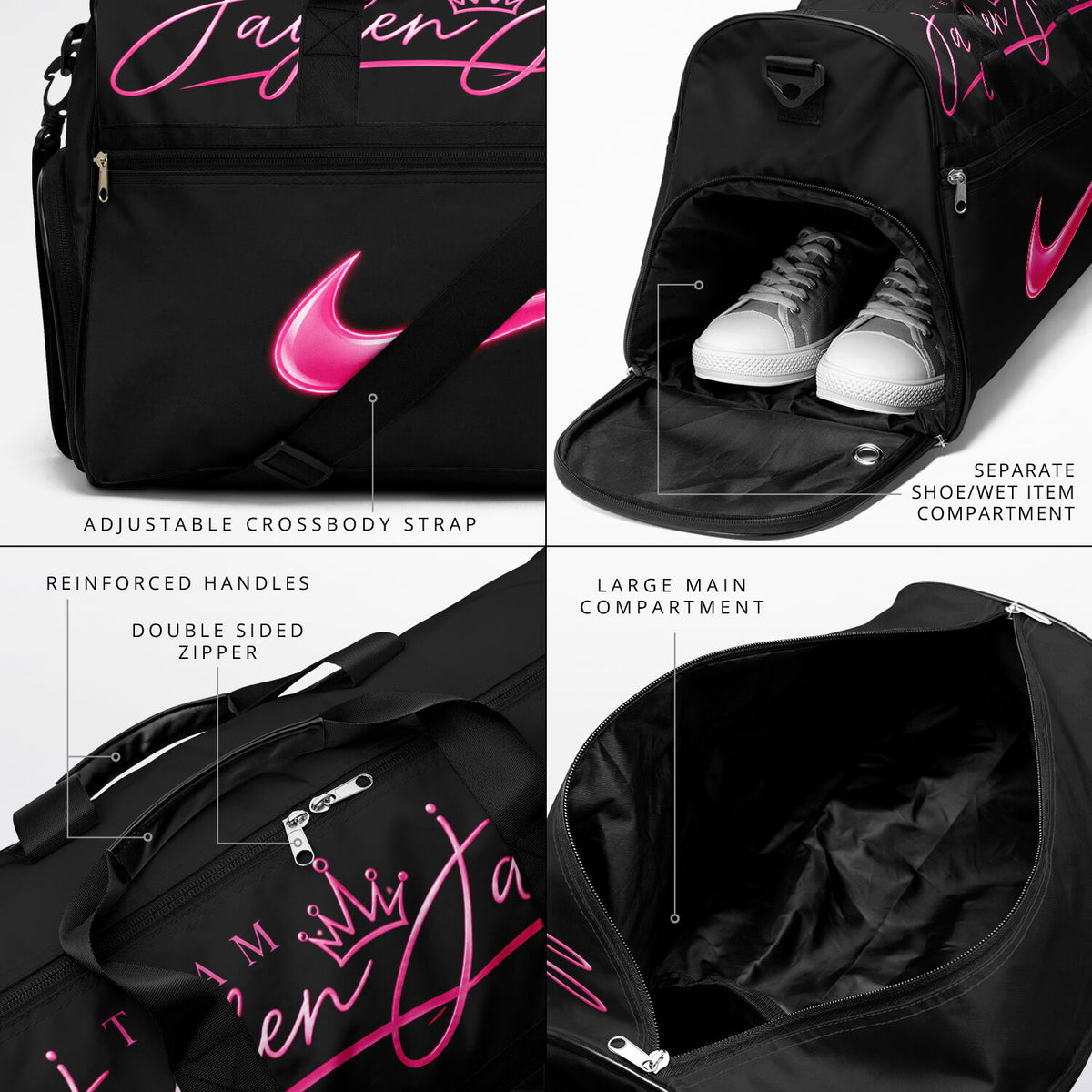 Team Jaylen Janelle Gym Bag