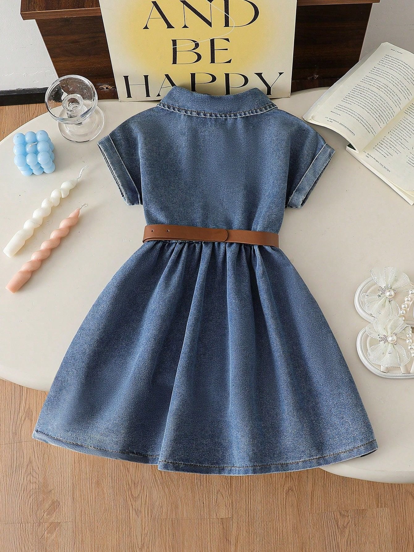 A-Line Denim Dress