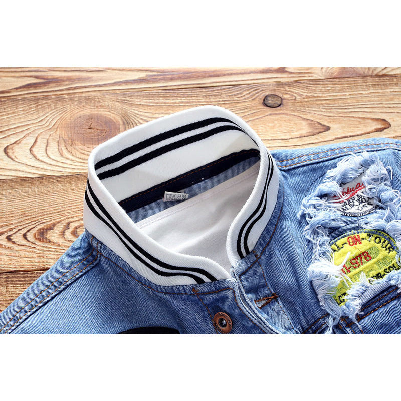 Youth Stylish Denim Coat
