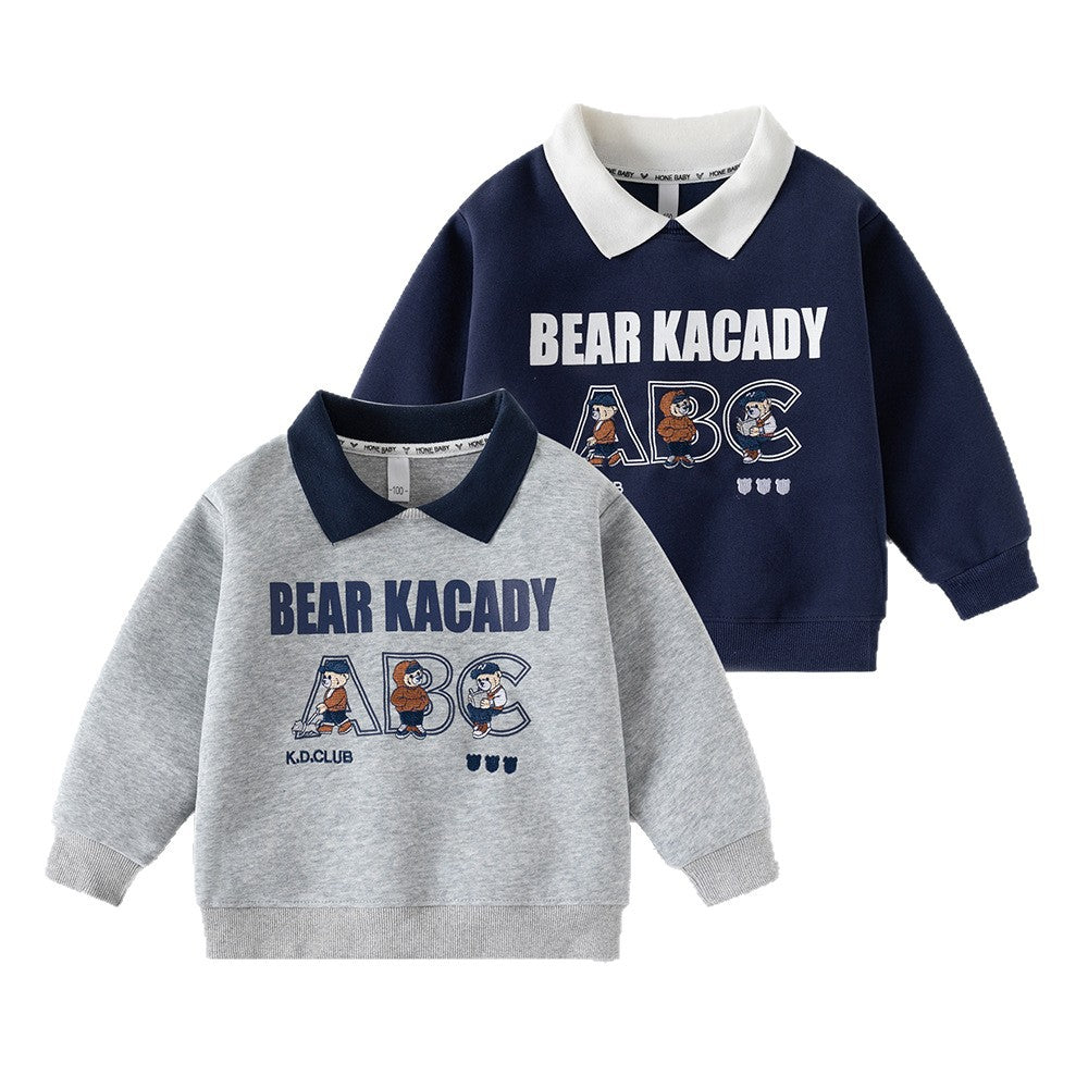 "Bear Kacady" Polo Sweatshirt