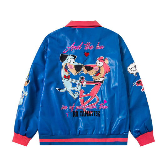Vintage Cartoon Embroidery Jacket