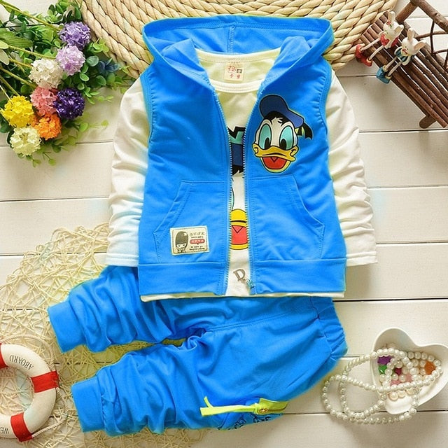 Boys Cartoon Hoodie Suit