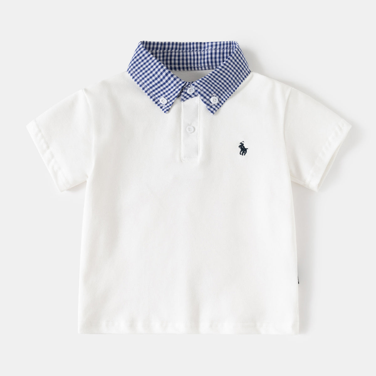 Boy's Summer Short Sleeve Polo Shirt Cartoon Turn-down Collar Big Kids amp; Toddler Fashion Top